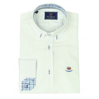 Camisa oxford blanca