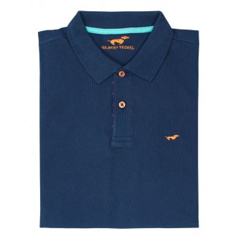 Polo manga corta azul marino