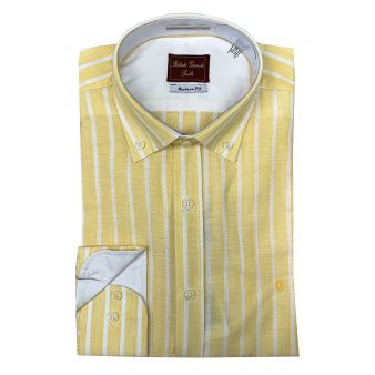 Wide striped yellow shirt