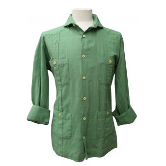 Camisa cubana verde