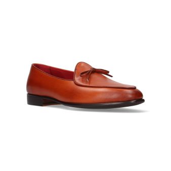 Mocasín lazo cuero