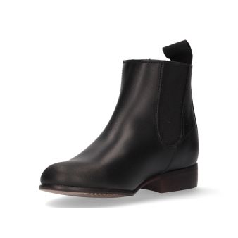 Short boy's black elastic boot Valverde del Camino