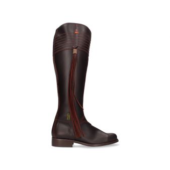 Knee-high sequinned boots...