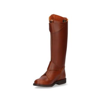 Bota hípica polo de couro envelhecido