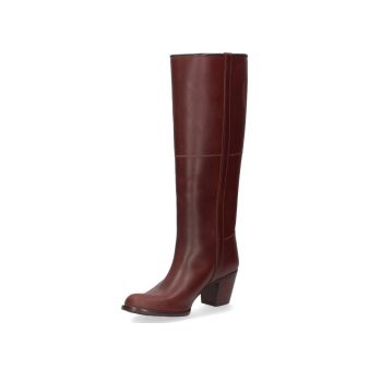 Cowboy boot with coffee coloured heel Valverde del Camino