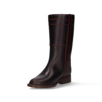 Boy's cowboy boot in coffee colour Valverde del Camino