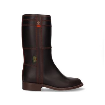 Bota campera de niño café Valverde del Camino