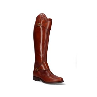 Combined antik / leather riding boot Valverde del Camino