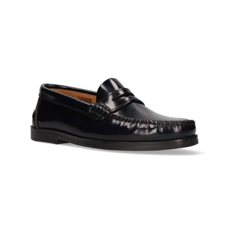 Mocassin antifas enfant marine