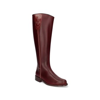 Botte campera rociera à ouverture anglaise avec surpiqures Valverde del Camino