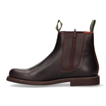 Short calf boot with gusset and zip Valverde del Camino