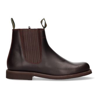 Short calf boot with gusset and zip Valverde del Camino