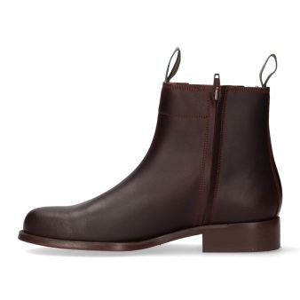 Short calf boot with gusset and zip Valverde del Camino