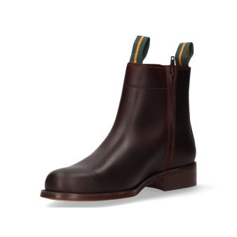 Short calf boot with gusset and zip Valverde del Camino