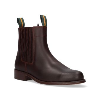 Short calf boot with gusset and zip Valverde del Camino