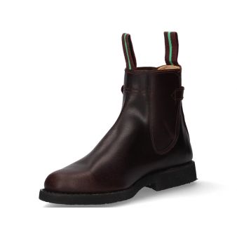 Short calf boot with gusset and rubber sole Valverde del Camino