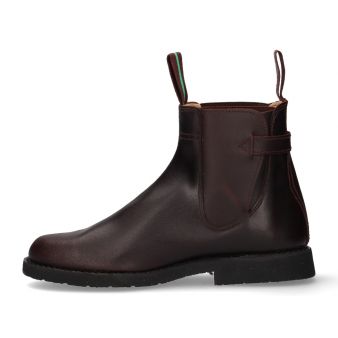 Short calf boot with gusset and rubber sole Valverde del Camino