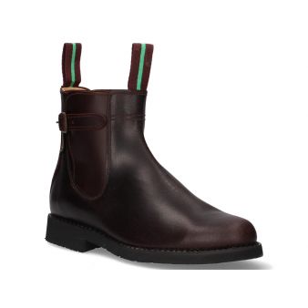 Short calf boot with gusset and rubber sole Valverde del Camino