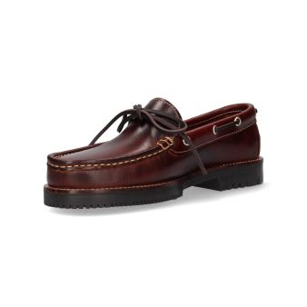 Mocassin avec nœud marron