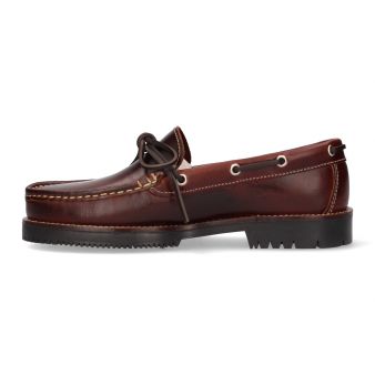 Mocassin avec nœud marron