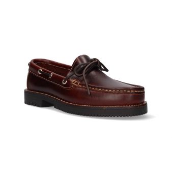 Mocassin avec nœud marron