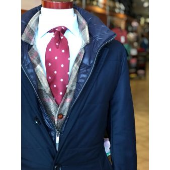 Manteau long marine