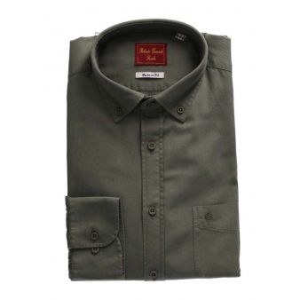 Camisa lisa verde kaki