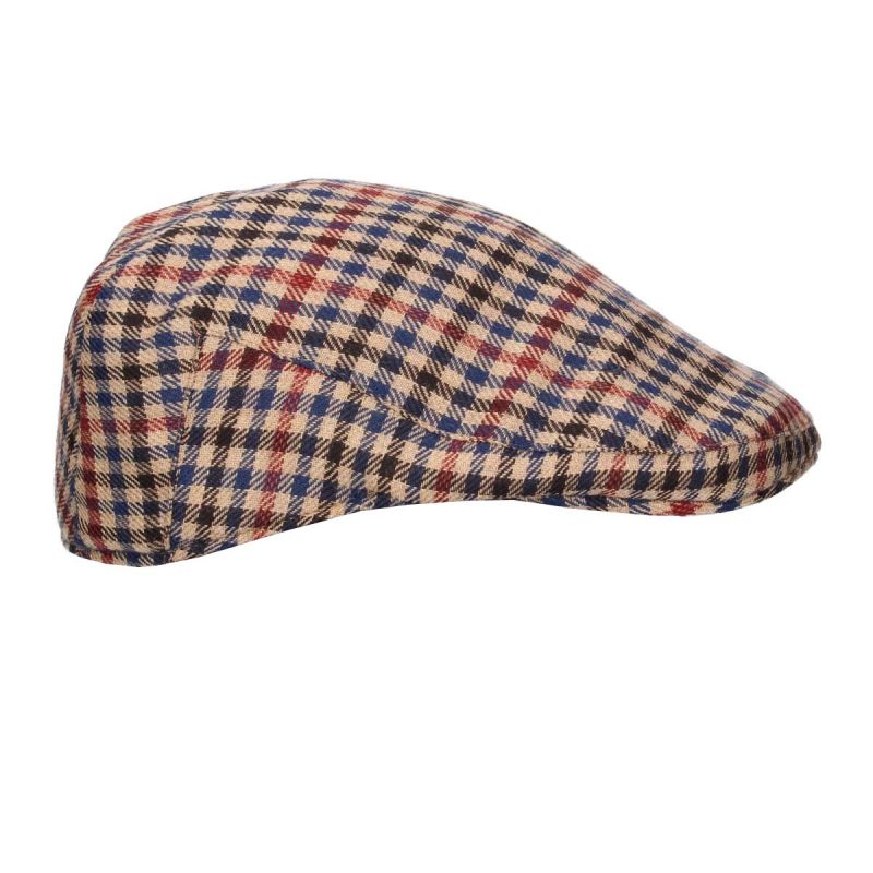 Gorro campero xadrez azul