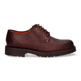 Blucher de couro liso...