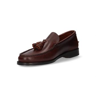 Mocassin avec pompons marron