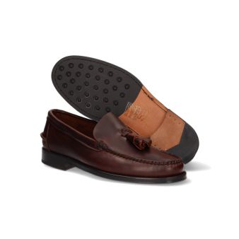 Mocassin avec pompons marron
