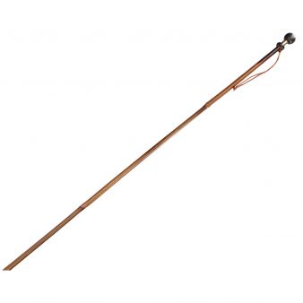 Cravache en bambou avec pommeau en boule