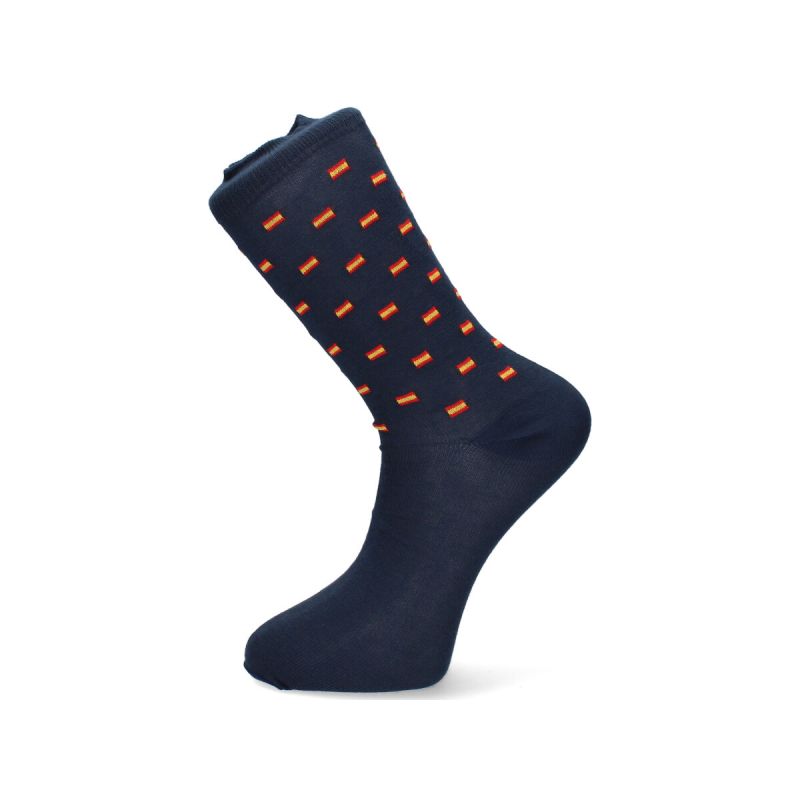 Chaussettes marines avec petites drapeaux