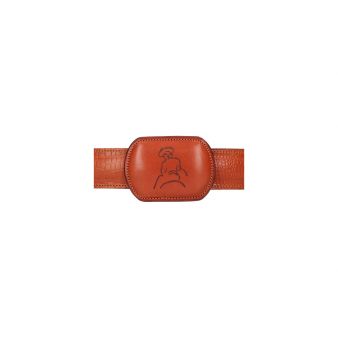 Ceinture gravée claire avec boucle amazone