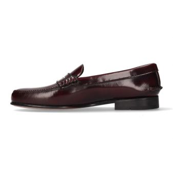 Mocassin avec antifas bordeaux