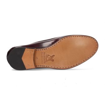 Mocassin avec antifas bordeaux