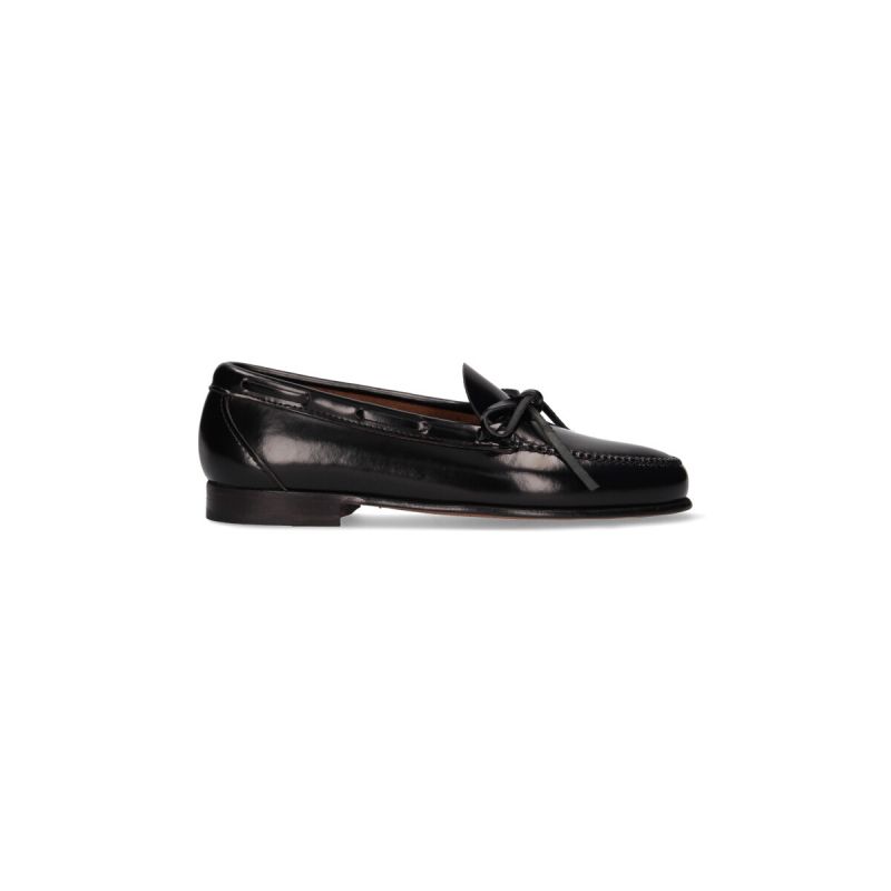 Blucher de couro preto