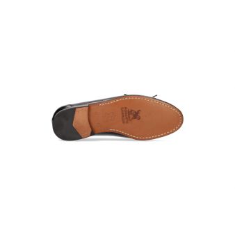 Blucher de couro preto
