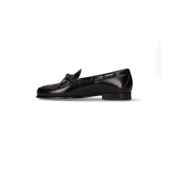 Blucher de couro preto