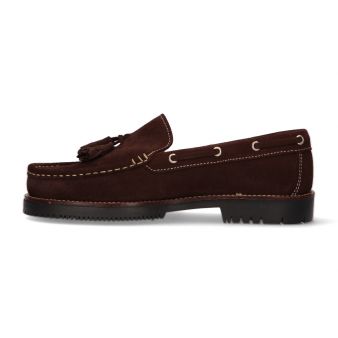 Mocassin avec pompons marron
