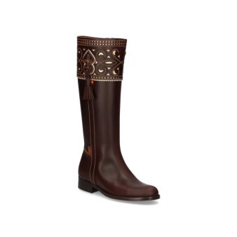 Bota cartujana cremallera plana Valverde del Camino