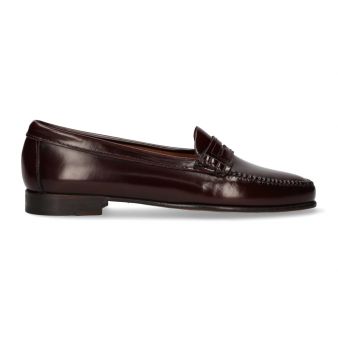 Mocassim feminino com máscara bordô