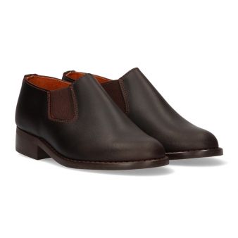 Shoe with elastic bands for chestnut gaiter Valverde del Camino