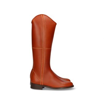 Bota infantil de couro...