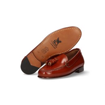 Mocassin avec pompons nobel