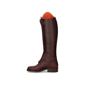 Bota hípica em vitela castanha Valverde del Camino
