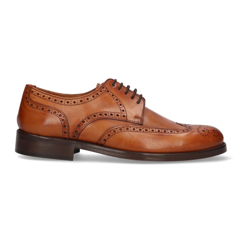 Blucher com pala vega de couro