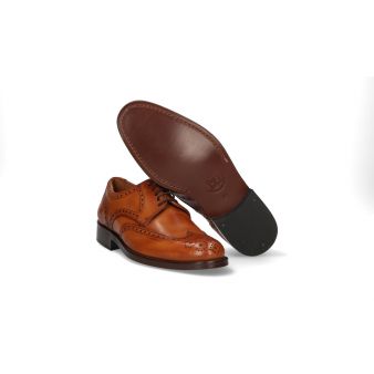 Blucher com pala vega de couro