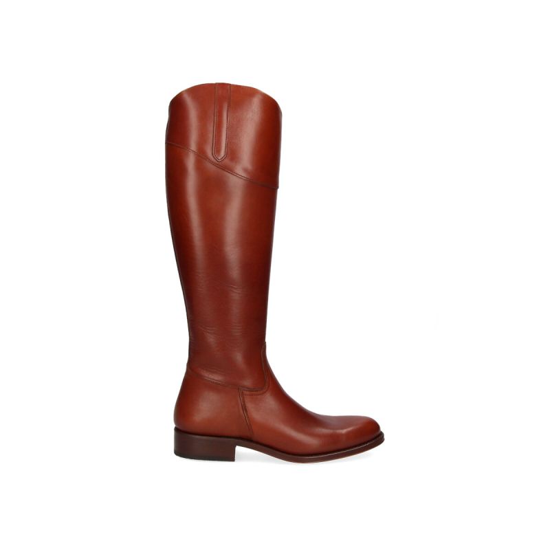 Leather riding boot