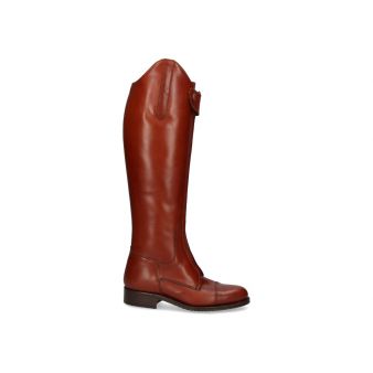 Bota hípica cuero natural...
